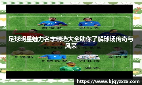 足球明星魅力名字精选大全助你了解球场传奇与风采